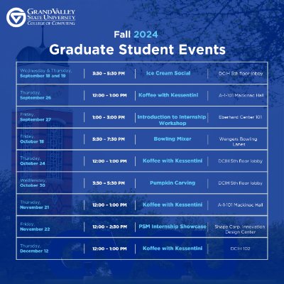 Graduate Student Event: PSM Internship Showcase